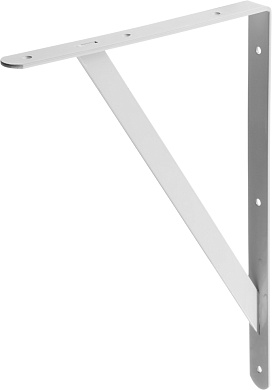 STAYER 400х280х30х4 мм, белый, усиленный уголок-кронштейн (37423-1)37423-1