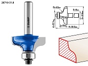 ЗУБР 31,8x14мм, радиус 4.8мм, фреза кромочная калевочная №828710-31.8