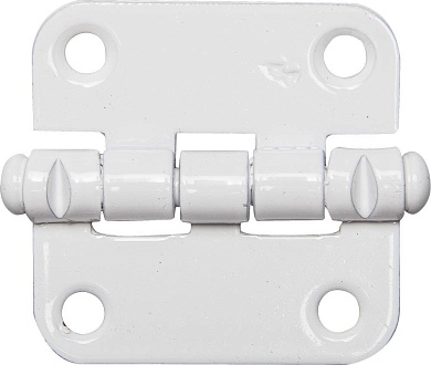 ПН-40 40x40х1.5 мм, цвет белый, карточная петля (37621-40)37621-40