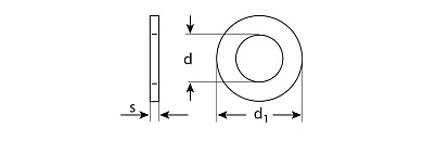 ЗУБР DIN 125А 16 мм, шайба, цинк, 5 кг (303800-16)303800-16