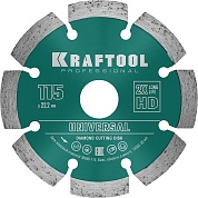 KRAFTOOL LASER-UNIVERSAL 115 мм (22.2 мм, 10х2.2мм), алмазный диск (36680-115)36680-115