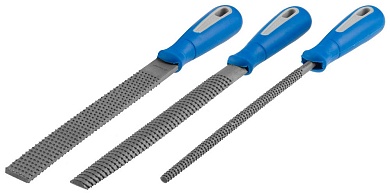 ЗУБР 200 мм, 3 предм., Набор рашпилей, Профессионал (16657-H3)16657-H3