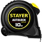 STAYER AutoLock 10м х 25мм, Рулетка с автостопом (2-34126-10-25)
