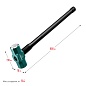 KRAFTOOL STEEL FORCE 8 кг, Кувалда со стальной удлинённой обрезиненной рукояткой (2009-8)