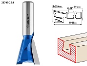 ЗУБР 25.4x26мм, угол 14°, фреза пазовая фасонная ″Ласточкин Хвост″28748-25.4