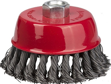 STAYER 65 мм, жгутированная стальная проволока, 0.5 мм, Щетка чашечная, PROFESSIONAL (35128-065)35128-065_z01