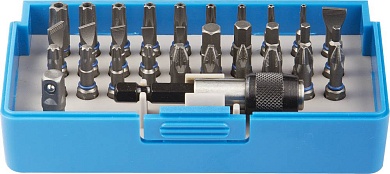 ЗУБР 32 шт, Набор кованых бит с адаптером (26091-H32)26091-H32