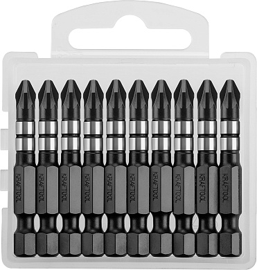KRAFTOOL Impact Pro PZ 2, 50 мм, 10 шт, Ударные биты (26193-2-50-S10)26193-2-50-S10