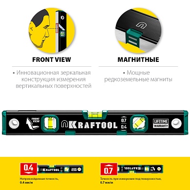 KRAFTOOL 400 мм, Магнитный уровень (34785-40)34785-40