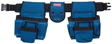 ЗУБР 18 карманов, держатель для молотка, пояс монтажника (38640)38640