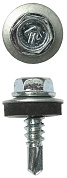 ЗУБР СКМ 19 х 5.5 мм, кровельный саморез, цинк, 500 шт (4-300315-55-019)4-300315-55-019