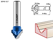 ЗУБР 12.7x10мм, радиус 2,4мм, фреза пазовая фасонная №628745-12.7
