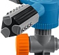 GRINDA RR-P, 75 м, 2 полив, 3 сопла, на пике, ударопрочный пластик, круговой распылитель, PROLine (40341)