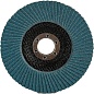 ЗУБР 125 мм, P60, КЛТ, Круг лепестковый торцевой циркониевый (36596-125-60)