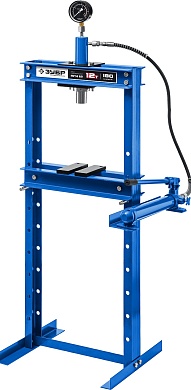 ЗУБР ПГН-12, 12т, Гидравлический пресс с гидронасосом и манометром, Профессионал (43072-12)43072-12