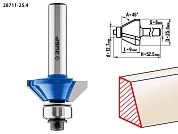 Кромочная калевочная фасочная фреза ЗУБР Профессионал №9, 25.4x8 мм28711-25.4