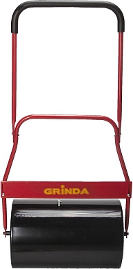 GRINDA 40 л, размеры 320х580 мм, стальной барабан, нескользящая рукоятка, каток для газона (422117)422117