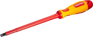 KRAFTOOL SL8х175 мм, Высоковольтная отвертка (250083-8.0-175)250083-8.0-175