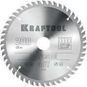 KRAFTOOL PRECISION 200х30мм 48Т, диск пильный по дереву36952-200-30