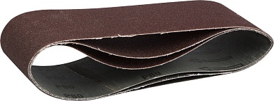 ЗУБР 75х457 мм, P80, лента шлифовальная МАСТЕР, для ЛШМ, 3 шт.35541-080