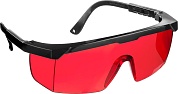 STAYER PRO-5 красные, монолинза с дополнительной боковой защитой, открытого типа, защитные очки (2-110457)2-110457_z01