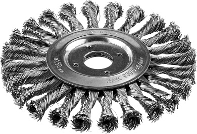 ЗУБР 150 мм, стальная проволоки 0.5 мм, Щетка дисковая, Профессионал (35190-150)35190-150_z02