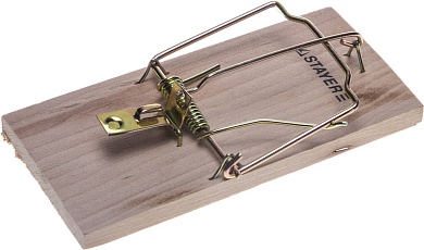 STAYER 125х60 мм, средняя, деревянная, мышеловка (40501-M)40501-M