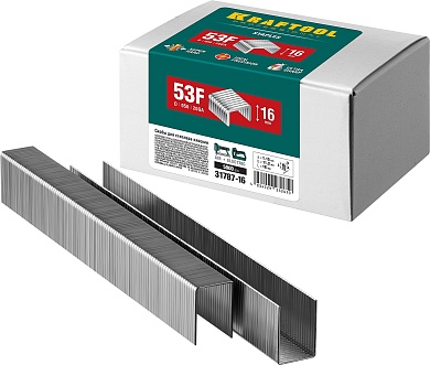KRAFTOOL тип 20GA (53F / D / 056) 16 мм, 5000 шт, скобы для степлера (31787-16)31787-16