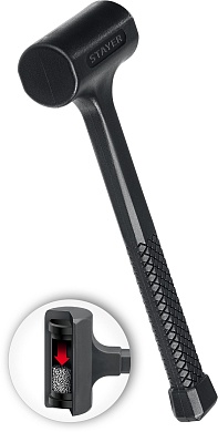STAYER 40 мм, 450 г, цельнолитой безынерционный молоток (2042-450)2042-450