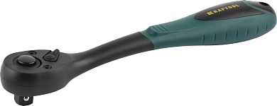 KRAFTOOL 1/2″, 72 зубца, пластиковое покрытие, Трещотка для торцовых головок (27796-1/2)27796-1/2_z02