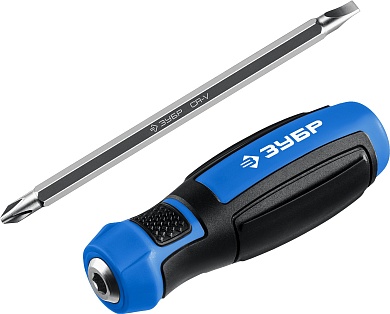 ЗУБР SL6/PH2, Переставная отвертка, Профессионал -П2 (25029)25029