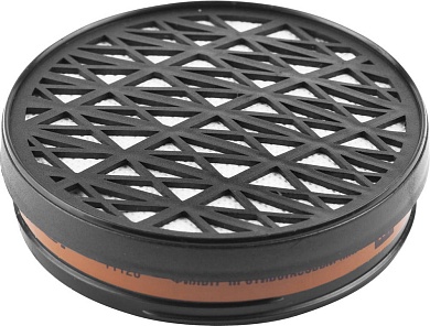 ЗУБР марка А1, для респиратора, с резьбовым соединением, 1шт, фильтр противогазовый (11128)11128