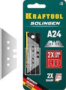 KRAFTOOL Solingen А24 5 шт, Трапециевидные лезвия (09625-S5)09625-S5_z02