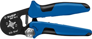 ЗУБР ПКР-16-4 0.25-16мм2 с квадратным профилем для втулочных наконечников, Мультидиапазонные пресс-клещи, Профессионал (22693)22693
