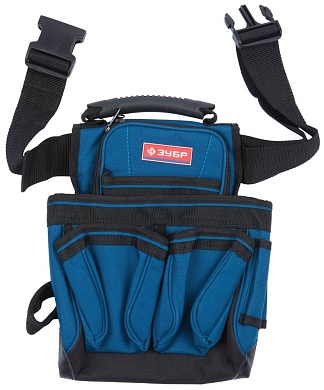 ЗУБР 7 карманов, держатель для молотка, поясной подсумок (38634)38634