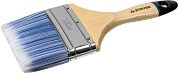 STAYER AQUA-EURO 100 мм, 4″ искусственная щетина, деревянная ручка для воднодисперсионных и акриловых ЛКМ, Плоская кисть, EURO (01062-100)01062-100