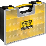 STAYER MULTIMAX, 420 х 334 х 115 мм, (16.5″), Пластиковый органайзер со съемными лотками (38033-16)38033-16_z01