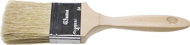 STAYER UNIVERSAL-lux 63 мм, 2,5″ светлая натуральная щетина, деревянная ручка, Плоская кисть (01053-063)01053-063