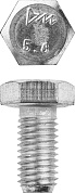 ЗУБР ГОСТ 7798-70 кл. пр. 5.8, M12 x 25 мм, болт оцинкованный, 5 кг (303080-12-025)303080-12-025