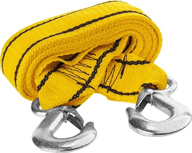 STAYER 2 крюка, 4 м, 5т, сумка, Буксировочный трос (61207-5.0)61207-5.0