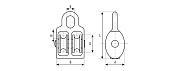 ЗУБР 8 x 30 мм, двойной блок, 1 шт (4-304596-30)4-304596-30
