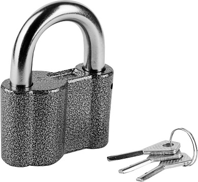 ВС2А81 мм, дисковый механизм секрета, навесной замок (37220)37220