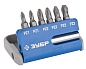 ЗУБР 7 шт, Набор бит с магнитным адаптером (26042-H7)