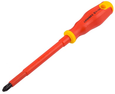 STAYER Electro PH3х150 мм, Диэлектрическая отвертка (25142-3-15)25142-3-15_z01