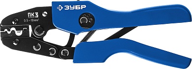 ЗУБР ПК-3 0.5-10мм2, Пресс-клещи для медных наконечников и гильз, Профессионал(45456-3)45456-3