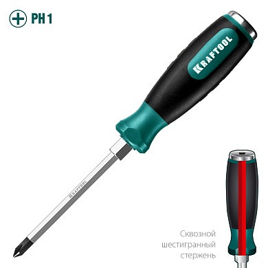 KRAFTOOL IMPACT PH 1, Ударная отвертка (250034-1)250034-1