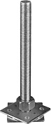 ЗУБР 80х80х250 мм х М24, анкерная регулировочная стойка, цинк (310266-80)310266-80