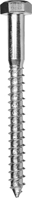 Шурупы ШДШ с шестигранной головкой (DIN 571), 120 х 12 мм, 10 шт, ЗУБР4-300451-12-120