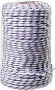 СИБИН d 8 мм, 16-прядный, 100 м, плетёный с сердечником, полипропиленовый фал (50215-08)50215-08