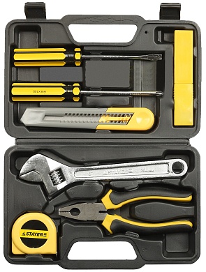 STAYER 7 предм., Универсальный набор для ремонтных работ (2205-H8)2205-H8